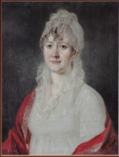 Portrait of Elizaveta Alexeevna Arsenyeva, née Stolypina (1773-1845), Early 19th century. Artist: Anonymous