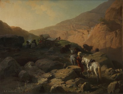 Caucasus, 1872. Artist: Kovalevsky, Pavel Osipovich (1843-1903)