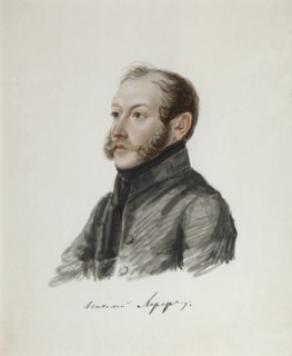 Portrait of Decembrist Nikolai Lorer (1794-1873), 1832-1833. Artist: Bestuzhev, Nikolai Alexandrovich (1791-1855)