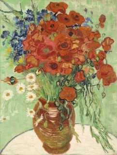 Still Life, Vase with Daisies and Poppies, 1890. Artist: Gogh, Vincent, van (1853-1890)