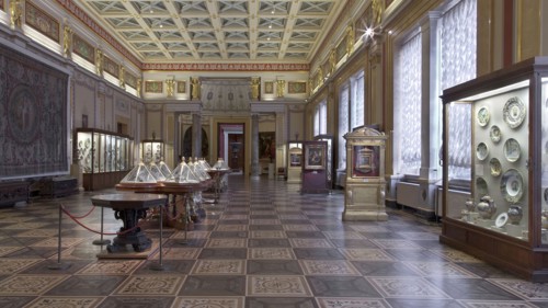 The Majolica Room (The Raphael Room) in the New Hermitage. Artist: Russian Architecture