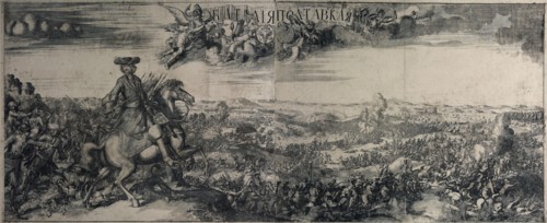 The Battle of Poltava on 27 June 1709, 1715. Artist: Zubov, Alexei Fyodorovich (1682-after 1750)