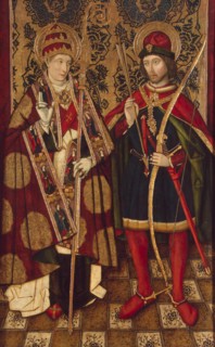 Saints Fabian and Sebastian, 1475-1499. Artist: Anonymous