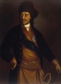 Portrait of Emperor Peter I the Great (1672-1725), First third of 18th century. Artist: Anonymous