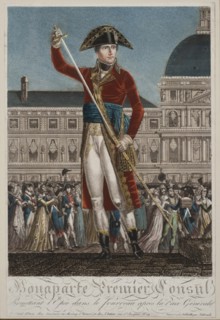 Napoleon Bonaparte as First Consul. Artist: Chataignier, Alexis (1772-1817)