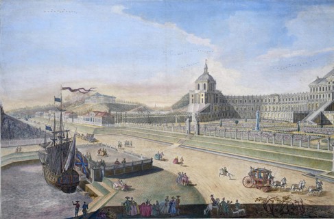 View of Oranienbaum, 1761. Artist: Chelnakov, Nikita Fyodorovich (1734-1790)