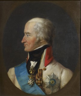 Portrait of Count Levin (Leonty) August Theophil von Bennigsen (1745-1826), c. 1810. Artist: Stroely (Stroehling), Peter Eduard (1768-1826)