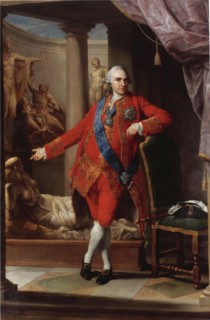 Portrait of Count Kirill Razumovsky (1728-1803), the last Hetman of Ukraine, 1766. Artist: Batoni, Pompeo Girolamo (1708-1787)