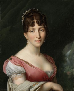 Portrait of Hortense de Beauharnais, Queen of Holland, ca 1805-1809. Artist: Girodet de Roucy Trioson, Anne Louis (1767-1824)
