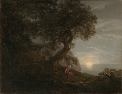 Moonrise. Artist: Carus, Carl Gustav (1789-1869)