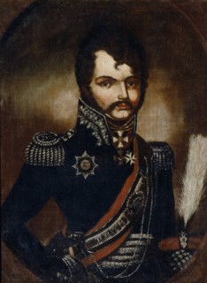 Portrait of Vasily Orlov-Denisov (1775-1843). Artist: Anonymous