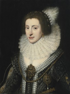 Elizabeth Stuart (1596-1662), Queen of Bohemia, ca 1642. Artist: Mierevelt, Michiel Jansz. van (1566-1641)