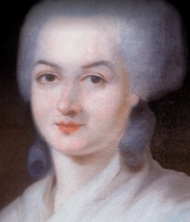 Portrait of Olympe de Gouges (Detail), Late 18th century. Artist: Kucharski, Alexandre (1741-1819)