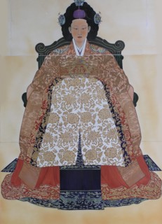 Myeongseong (1851-1895), Empress of Korea. Artist: Anonymous