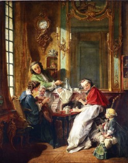 Morning Coffee (Le Déjeuner), 1739. Artist: Boucher, François (1703-1770)