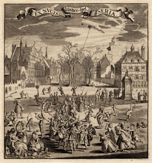 Ex Nugis. Children's Games. Artist: Sillemans, Experiens (1611-1653)