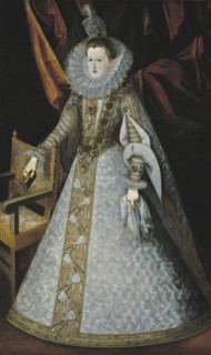 Portrait of Margarita of Austria (1584?1611), 1606. Artist: Pantoja de la Cruz, Juán (1553-1608)