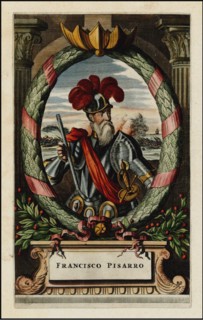 Francisco Pizarro, 1671. Artist: Ogilby, John (1600-1676)