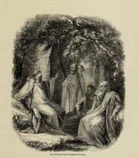 Group of Archdruids and Druids (From the book Old England: A Pictorial Museum), 1845. Artist: Anonymous