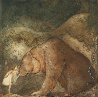 Poor little bear!, 1912. Artist: Bauer, John (1882-1918)