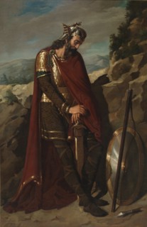 Agila I, Visigothic King, 1856. Artist: Puebla Tolín, Dióscoro Teófilo (1831-1901)