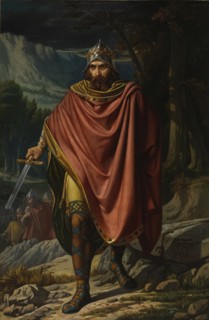 Witteric, Visigothic King, Mid of the 19th century. Artist: Soriano Murillo, Benito (1827-1891)