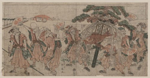 Seven Lucky Gods, 1810s. Artist: Shunsen (Shunko II), Katsukawa (1762-1830)