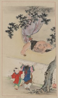 Hotei, 1878. Artist: Hasegawa, Settei (1819-1882)