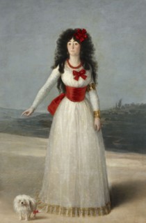 Portrait of María Cayetana de Silva (1762-1802), 13th Duchess of Alba, 1795. Artist: Goya, Francisco, de (1746-1828)