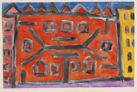Paläste (Palaces), 1940. Artist: Klee, Paul (1879-1940)