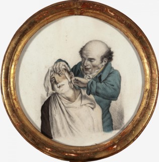 Skilful barber, 1823. Artist: Boilly, Louis-Léopold (1761-1845)