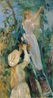 The Cherry Pickers (Le Cerisier), 1891. Artist: Morisot, Berthe (1841-1895)