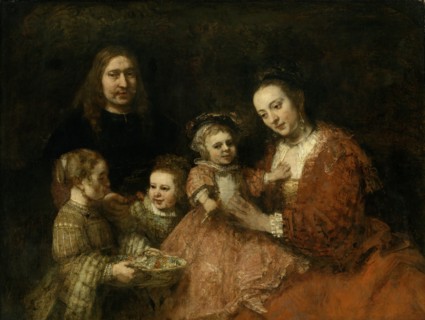 Family portrait, ca 1665. Artist: Rembrandt van Rhijn (1606-1669)