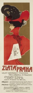 Zlata Praha, 1898. Artist: Oliva, Václav (1861-1928)