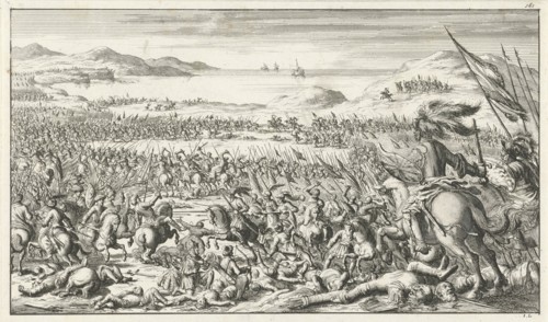 The Battle of Ascalon on August 12, 1099, 1683. Artist: Ten Hoorn, Timotheus (1644-1715)