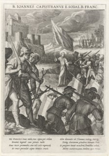 Saint John of Capistrano leads the Christian forces in the siege of Belgrade, 1615. Artist: Kager, Johann Matthias (1575-1634)