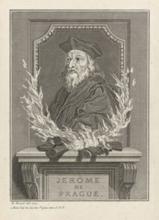 Portrait of Jerome of Prague, 1712. Artist: Picart, Bernard (1673?1733)