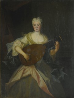 Portrait of Anna Constantia, Countess of Cosel (1680-1765), nee von Brockdorff. Artist: Silvestre, Louis de (1675-1760)