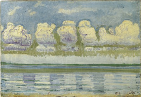 Lake Geneva with the Swiss Jura, 1909. Artist: Hodler, Ferdinand (1853-1918)