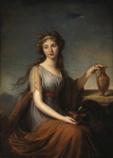 Portrait of Anna Pitt as Hebe, 1792. Artist: Vigée-Lebrun, Marie Louise Elisabeth (1755-1842)