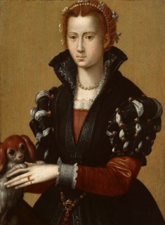 Portrait of Eleanor of Toledo (1522?1562), c. 1560. Artist: Allori, Alessandro (1535-1607)