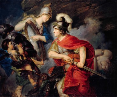 Allegory of Frederick the Great as Perseus (The beginning of the Seven Years' War), 1789. Artist: Rode, Christian Bernhard (1725-1797)