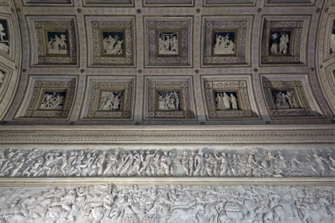 The Room of the Stuccoes (Camera degli Stucchi) of the Palazzo del Tè, 1526-1534. Artist: Primaticcio, Francesco (1504-1570)