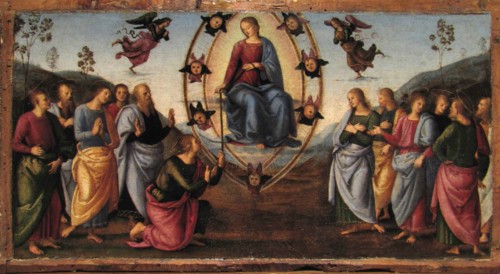 Predella Panel of the Fano Altarpiece, 1497. Artist: Raphael (1483-1520)