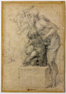 The Sacrifice of Isaac, c.1535. Artist: Buonarroti, Michelangelo (1475-1564)
