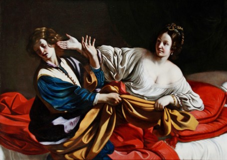Joseph and Potiphar's Wife, 1631. Artist: Guercino (1591-1666)