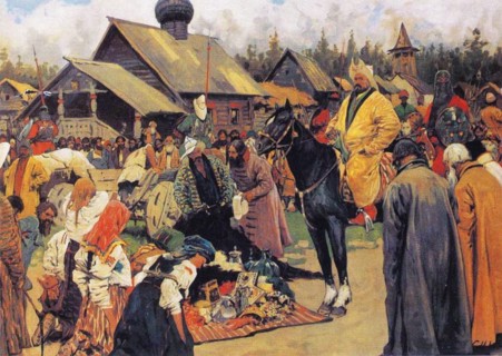 The Baskaks, 1909. Artist: Ivanov, Sergei Vasilyevich (1864-1910)