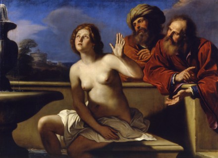 Susannah and the Elders, 1649-1650. Artist: Guercino (1591-1666)