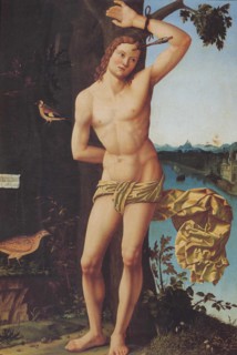 Saint Sebastian, c. 1519. Artist: Araldi, Josaphat (active c. 1520)