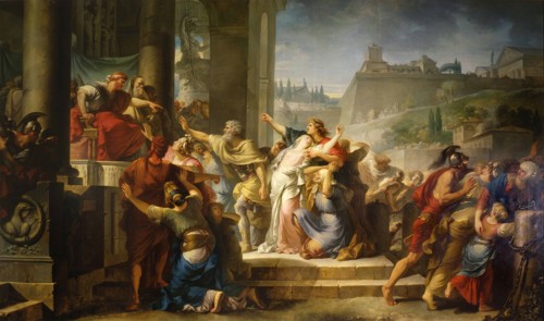 The Death of Virginia, 1757-1759. Artist: Doyen, Gabriel François (1726-1806)
